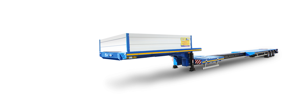 Низкорамный прицеп Van Hool